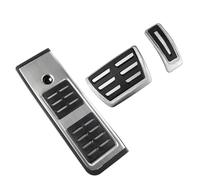 Pedale Freno Dell'auto Per A4 B9 Per A5 F5 2016-2022 Berlina Avant Sport Automatico Acciaio Inox Carburante Freno Poggiapiedi Copri Pedali Auto LHD(AT With Rest)