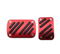 Pedale Freno Dell'auto Per Citroen Per C5 Per Aircross 2018-2021 Per C5 Per Picasso 2013-2019 Accessori Interni Per Auto Pedali Acceleratore Gas Freno Copripedali(AT red)