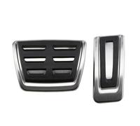Pedale Freno Per VW Per Golf 7 8 Per GTi MK7 Per Polo A05 Per Passat B8 LHD Pedali Per Auto Copripedali In Acciaio Inossidabile Accessori(AT without Rest)