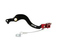 Pedale Freno Posteriore RFX Pro Series-Punta Plegable-Negro/Rosso, per