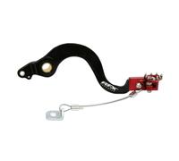 Pedale Freno Posteriore RFX Pro Series-Punta Plegable-Negro/Rosso per