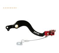Pedale Freno RFX Pro ft-Negro/Rosso per Moto Ricambi Ciclomotore Accessori