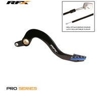 Pedale freno RFX Pro hard anodized nero / blu Yamaha YZF / WRF 250