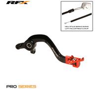 Pedale freno RFX Pro pieghevole nero / arancione KTM SX 65