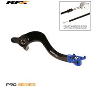 Pedale Freno Posteriore RFX Pro FT (Nero/Azzurro) -husqvarna tc65 per Moto