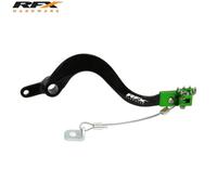 Pedale freno RFX Pro pieghevole nero / verde Kawasaki KXF 250