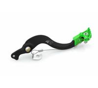 Pedale freno Xtrem ART - nero verde per KAWASAKI
