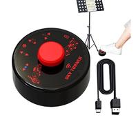 Pedale Girapagina Wireless | Controller Per App Ricaricabile, Telecomando Per Girare Le Pagine A Mani Libere Con Connessione Per Tablet, Telefoni, Tastiera, Streaming Live, Gobbo, Presentazi