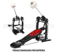 Pedale Grancassa per Batteria "Student Line" universale a catena singola regol.