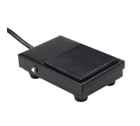 Pedale in metallo, pedale per basso elettrico - Controller a pulsanti 2 core - Pedale del piede elettrico RV a 2 core, pulsante di lavorazione del legno, cavo di prolunga del pulsante del piede, desig