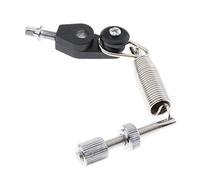 Pedale in metallo per grancassa con anello a D a molla 6 cm Percussionista Musical