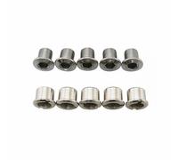 Pedale intravis in acciaio compatibile con doppio pignone 5 razze m8x6.5 (set di