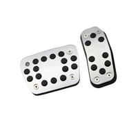 Pedale Kit Freno Per Ford Per Fiesta MK7 2009-2015 Ecosport 2012 2017 Pedali Dell'acceleratore In Lega Di Alluminio Copripedali In Gomma Pedaliera Auto(AT)