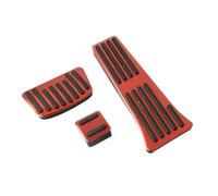 Pedale Kit Freno Per Hyundai Per Tucson TL 2015-2020 Pedale Acceleratore Freno Frizione Carburante Poggiapiedi Cuscinetto Antiscivolo Pedaliera Auto(Red)