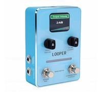 Pedale Looper per Chitarra, 40 Slot di Memoria con Display LED | Overdub audio illimitato a 44,1 kHz, doppi jack da 1/4, controllo a due pedali, porta USB C per gestione file WAV