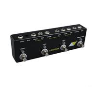 Pedale Looper per chitarra con 3 loop indipendenti, effetto True Bypass Loop per bassisti, funzione di sintonizzatore integrato nero, 230 x 70 mm