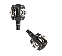 Pedale MTB automatico look x track gravel grigio scuro (paio)