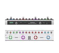 Pedale multieffetto per basso LEKATO con 36 preset, 4 moduli, amplificatore, compressore, mod, riverbero, IR CAB, sintonizzatore, connessione BT, registrazione, controllo app(Il basso)