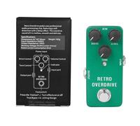 Pedale overdrive in lega di alluminio con regolazione flessibile per chitarristi e appassionati di suono vintage