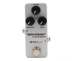 Pedale Overdrive per Mini String Clean Drive per MoskyAudiol Compatibile con chitarra elettrica Circuiti analogici per genere-flessibile Tone Shaping
