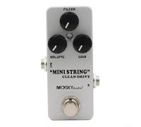 Pedale Overdrive per MoskyAudiol per Mini String Clean Drive con fedele riproduzione analogica e equalizzatore integrato per versatilità di genere e