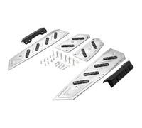 Pedale Pad Coperchio Adatto per Honda Forza 350 FORZA NSS 2018-2024 Accessori per moto Poggiapiedi(Silver)