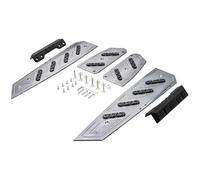 Pedale Pad Coperchio Adatto per Honda Forza 350 FORZA NSS 2018-2024 Accessori per moto Poggiapiedi(Titanium)