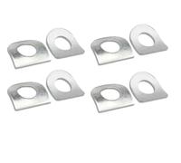 Pedale Pad Coperchio Confezione da 8 guarnizioni e rondelle elastiche universali per pedane moto, adatte per Harley Davidson Softail Dyna CVO Sportster 883 1200