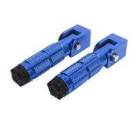 Pedale Passeggero, Lega di Alluminio 2 Pezzi Pedane per Moto ATV per Go Kart (Blu)