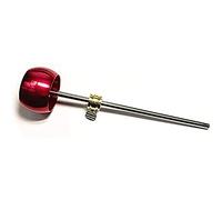 Pedale per batteria in lega di alluminio, accessorio per percussione, colore rosso