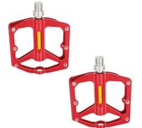 Pedale per bicicletta con corpo in lega di alluminio, cuscinetti sigillati e design a sgancio rapido, con sei tacchetti in acciaio inossidabile su ogni lato per una pedalata sicura e confortevole