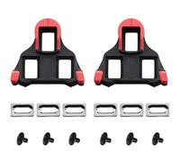 Pedale per bicicletta SPD Cleats compatibile con Shimano SPD Sl Cleats, durevole, antiscivolo, adatto per bici da corsa, mountain bike, City Bike, rosso