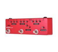 Pedale per chitarra effetti 6 in 1 ritardo coro distorsione overdrive buffer boo