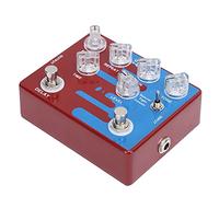 Pedale per Chitarra, Pedale Distorsione per Chitarra Elettrica Pedale Multieffetto per Chitarra Accessori per Chitarra Elettrica CP-68 DC9V Pedale Effetto per Chitarra con