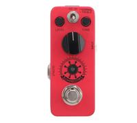 Pedale per Chitarra True Bypass Pedale Sonoro a Compressione Classica Attacco e Decadimento Graduali per Chitarra Elettrica con Guscio in Metallo di Colore Rosso