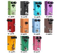 Pedale per effetti per chitarra elettrica tipo mini, con overdrive, distorsione, chorus classico, delay, dotato di funzione true bypass, con cavo di alimentazione USB da 5V a 9V Coro Classico,Unità de