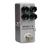 Pedale per effetti per chitarra True Bypass Bass Guitar Compressor Pedal Overdrive 4 Modalità Effettuatore Accessori per chitarra Basso duraturo Pedale compressore per chitarra