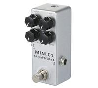 Pedale per effetti per chitarra True Bypass Bass Guitar Compressor Pedal Overdrive 4 Modalità Effettuatore Accessori per chitarra Basso duraturo Pedale compressore per chitarra