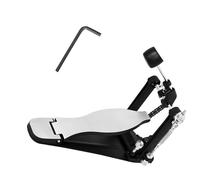 Pedale Per Grancassa Precisione Doppia Trasmissione A Catena Struttura In Metallo Piede Compatibilità Regolabile Struttura In Metallo Battitori Singoli Piede Per Tamburo