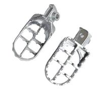 Pedale Per Moto Adatto Per PW50 80 TW200 XR50R Pedali Poggiapiedi Per Pedale Moto(Silver)