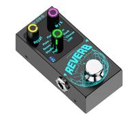 Pedale per riverberi per chitarra, con 9 effetti digitali e grande interruttore a pedale per performance chitarra riverberi dispositivo