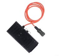 Pedale per saldatura TIG con potenziometro scorrevole e controllo dell'amplificatore, cavo con anima in ottone a 14 pin, guaina in silicone da 2 m, design antiscivolo in acciaio inossidabile, per