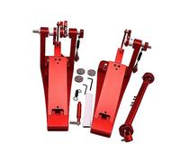Pedale Per Tamburo In Lega Di Alluminio Doppio Pedale Pedale Per Batteria Per Strumenti A Percussione Pedale per grancassa per principianti (Color : 02)