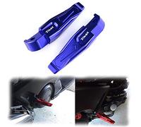 Pedale per Yamaha TMAX 500 TMAX500 2001-2011 2010 2009 2008 2007 2006 2005 2004 2003 2002 Passeggero Posteriore Pedane Pedale (Color : Blue)