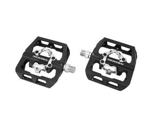 Pedale piattaforma MTB discesa - BMX Newton larga automatica versatile 1 lato cl