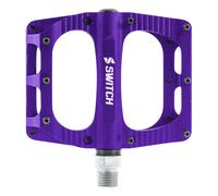 Pedale piattaforma MTB downhill - BMX Switch XL Freeride in alluminio CNC viola