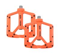 Pedale piatto antisciv. arancio 14mm no riflett. BMX/MTB/strada 1pr