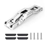 pedale piede Adatto per Jeep Adatto per Wrangler JK JKU JL JLU 2007-2021 Scala pieghevole in alluminio per auto Cerniera per porta Gradino(White)