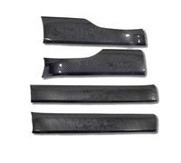 pedale piede auto 2024-2026 Adatto per accessori Leapmotor C10 Soglia della portiera dell'auto in plastica e carbonio, pedale di benvenuto gradino portiera supporto piede(4 door Inner A)