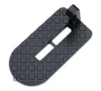 pedale piede auto Gradino per porta auto pieghevole, gradino per porta auto, rompivetro, gancio universale, pedale, martello di sicurezza gradino portiera supporto piede(Black 1pcs)